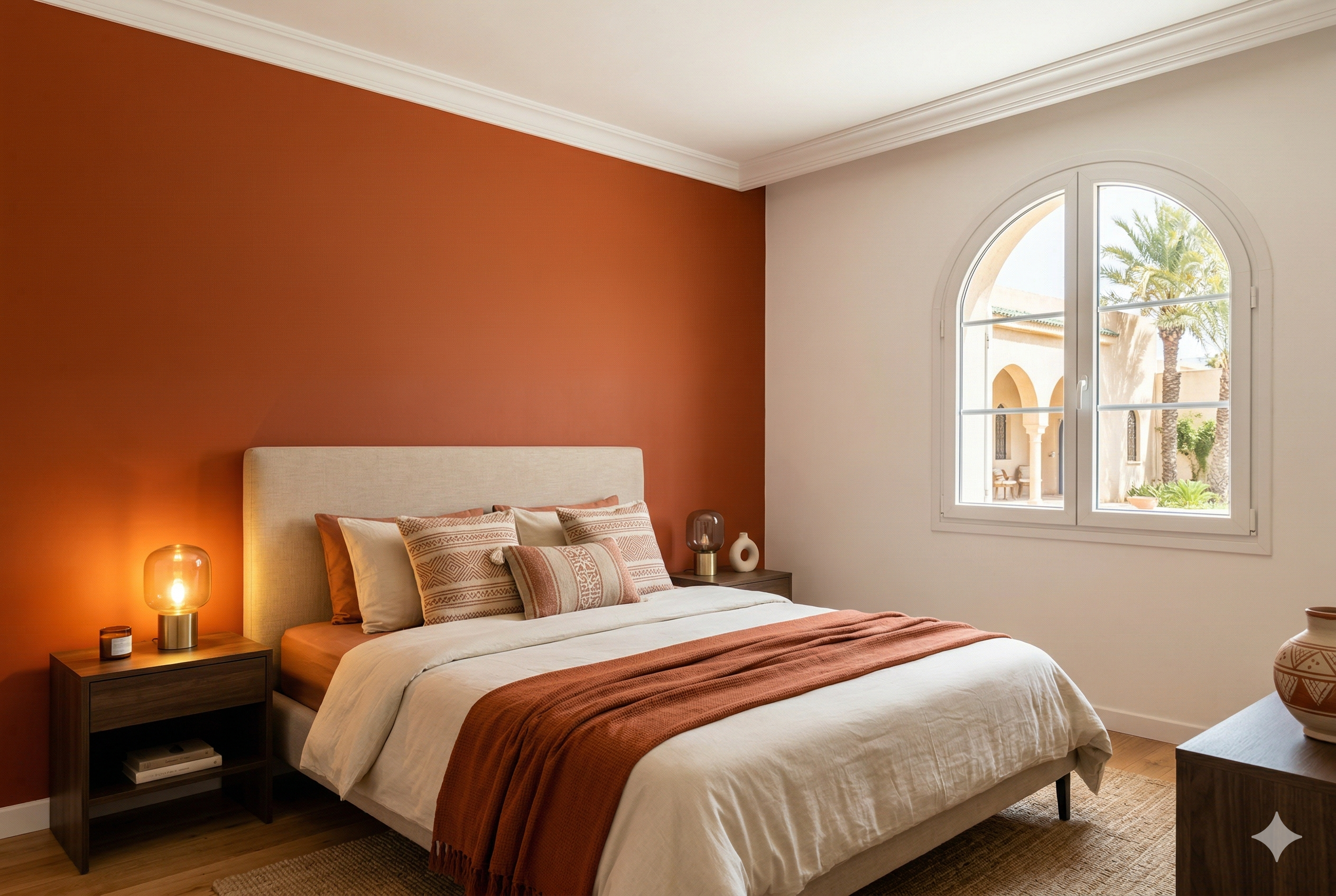 Chambre décoration mur accent Lafrizi Painting Ariana
